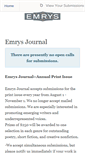 Mobile Screenshot of emrysjournal.submittable.com