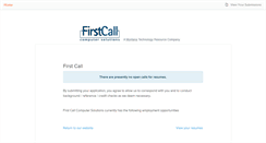 Desktop Screenshot of firstcall.submittable.com