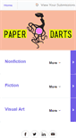 Mobile Screenshot of paperdarts.submittable.com