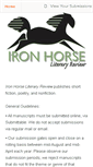Mobile Screenshot of ironhorse.submittable.com