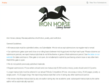 Tablet Screenshot of ironhorse.submittable.com