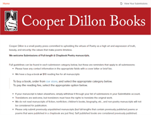 Tablet Screenshot of cooperdillon.submittable.com