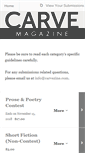 Mobile Screenshot of carve.submittable.com