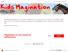 Tablet Screenshot of kidsmagination.submittable.com