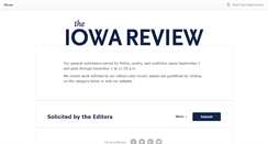 Desktop Screenshot of iowareview.submittable.com