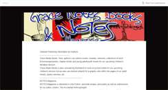 Desktop Screenshot of notesandgracenotes.submittable.com