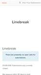 Mobile Screenshot of linebreak.submittable.com