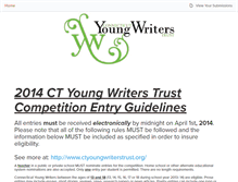 Tablet Screenshot of connecticutyoungwriterstrust.submittable.com