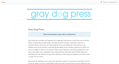 Desktop Screenshot of graydogpress.submittable.com