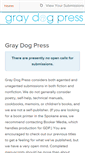 Mobile Screenshot of graydogpress.submittable.com