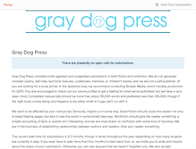 Tablet Screenshot of graydogpress.submittable.com