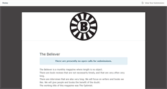 Desktop Screenshot of believermag.submittable.com