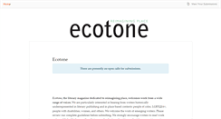 Desktop Screenshot of ecotone.submittable.com