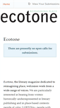Mobile Screenshot of ecotone.submittable.com