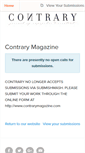 Mobile Screenshot of contrarymagazine.submittable.com