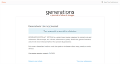Desktop Screenshot of generations.submittable.com