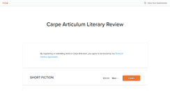 Desktop Screenshot of carpearticulum.submittable.com