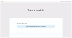 Desktop Screenshot of escapeintolife.submittable.com