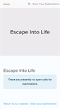 Mobile Screenshot of escapeintolife.submittable.com