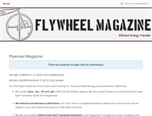 Tablet Screenshot of flywheelmag.submittable.com