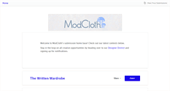 Desktop Screenshot of modcloth.submittable.com