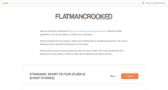 Desktop Screenshot of flatmancrooked.submittable.com