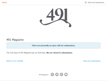 Tablet Screenshot of 491magazine.submittable.com