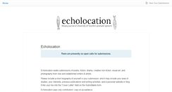Desktop Screenshot of echolocationmag.submittable.com