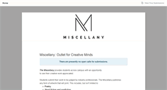 Desktop Screenshot of gsumiscellany.submittable.com