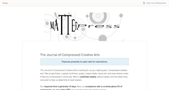 Desktop Screenshot of matter.submittable.com