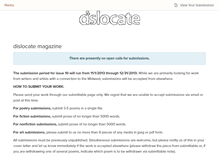 Tablet Screenshot of dislocate.submittable.com