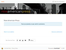 Tablet Screenshot of newamericanpress.submittable.com