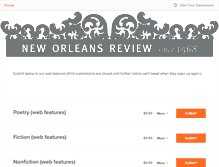 Tablet Screenshot of neworleansreview.submittable.com