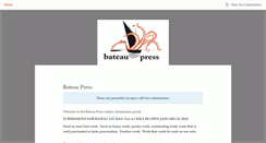 Desktop Screenshot of bateaupress.submittable.com