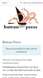 Mobile Screenshot of bateaupress.submittable.com