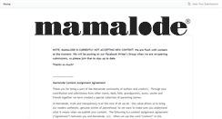 Desktop Screenshot of mamalode.submittable.com