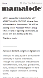 Mobile Screenshot of mamalode.submittable.com