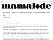 Tablet Screenshot of mamalode.submittable.com