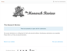 Tablet Screenshot of monarchreview.submittable.com