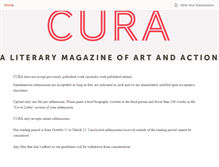 Tablet Screenshot of curamagazine.submittable.com