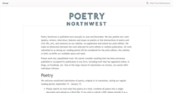 Desktop Screenshot of poetrynorthwest.submittable.com