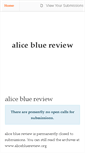 Mobile Screenshot of alicebluereview.submittable.com