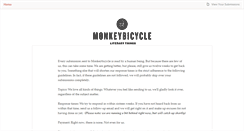 Desktop Screenshot of monkeybicycle.submittable.com