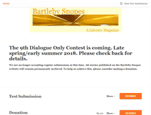 Tablet Screenshot of bartlebysnopes.submittable.com