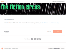Tablet Screenshot of fictioncircus.submittable.com