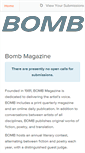Mobile Screenshot of bombmagazine.submittable.com