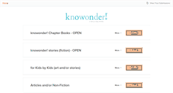 Desktop Screenshot of knowonder.submittable.com