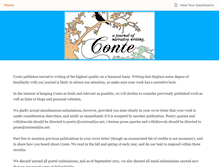 Tablet Screenshot of conteonline.submittable.com