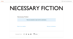 Desktop Screenshot of necessaryfiction.submittable.com