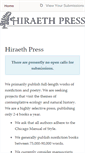 Mobile Screenshot of hiraethpress.submittable.com